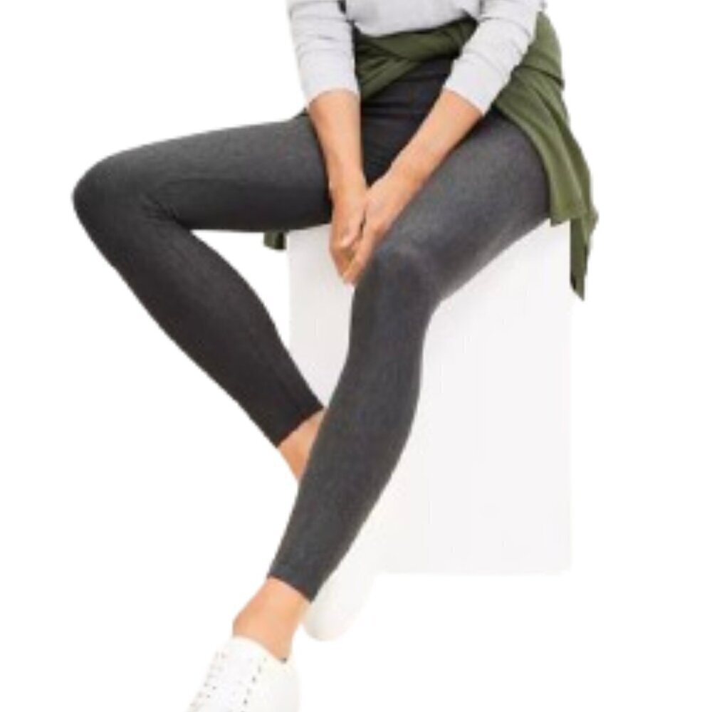 Women's XS Lou & Grey Gray Leggings Fitted Soft Natural Waist